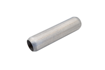 Hot Dog Resonator 3Inch Inlet 16Inch Long Raw 409 Stainless Steel