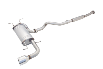 Subaru Impreza Raw 409 Stainless Cat Back System with Single Tip