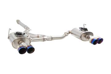 SUBARU WRX SEDAN VB Varex WR Valved Cat Back Exhaust System with Burnt Blue Tips