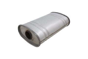 Raw 409 Stainless Steel 5x8x14Inch Resonator with 2Inch inlet