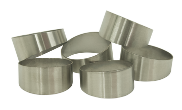 2.5inch Pie Cuts Brushed Stainless Steel 90Deg 1D