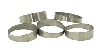 2.25inch Pie Cuts Brushed Stainless Steel 45' 1.5D