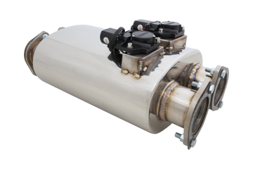Dual 3Inch Oval Varex Universal Muffler