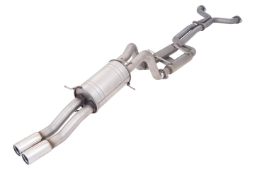 BA BF Falcon V8 Ute Twin 2.5Inch Raw 409 Cat Back Exhaust System