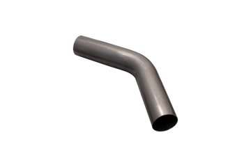 2Inch Mandrel Bend, 45 Degree, 409 Stainless Steel
