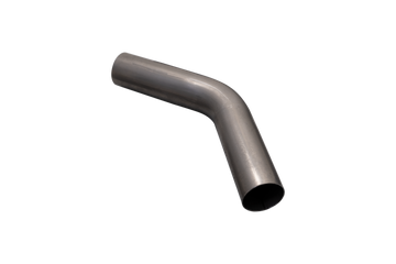 2.25Inch Mandrel Bend, 45 Degree, 409 Stainless Steel