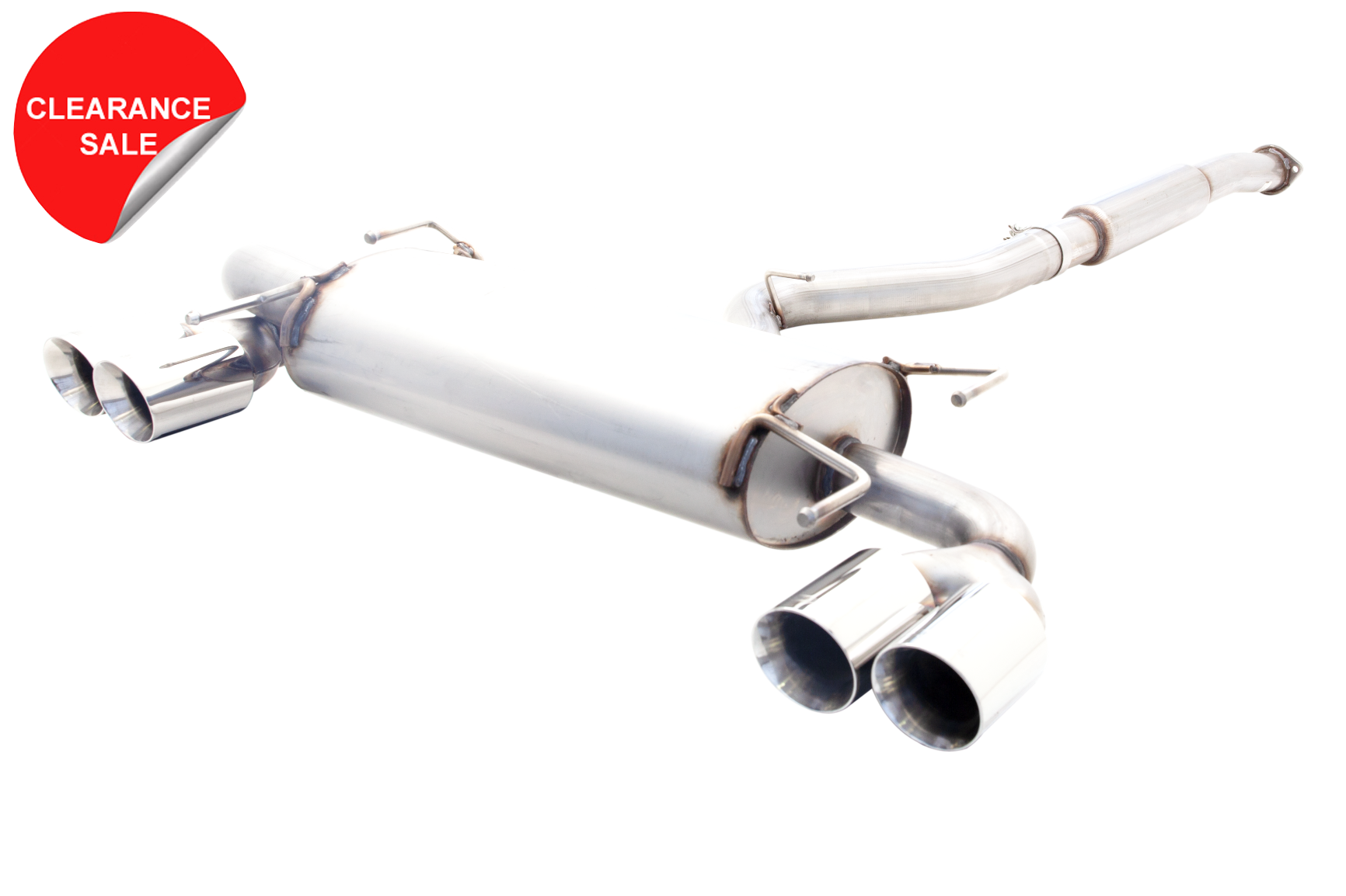 Subaru WRX STI G3 S2 Hatch Cat Back System in Stainless Steel