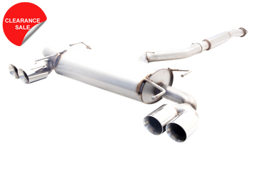 Subaru WRX STI G3 S2 Hatch Cat Back System in Stainless Steel