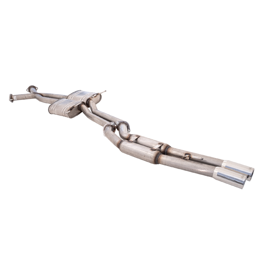 Holden V8 VT-VZ 5.7L Twin 3" Cat Back Exhaust with Hot Dog Rear