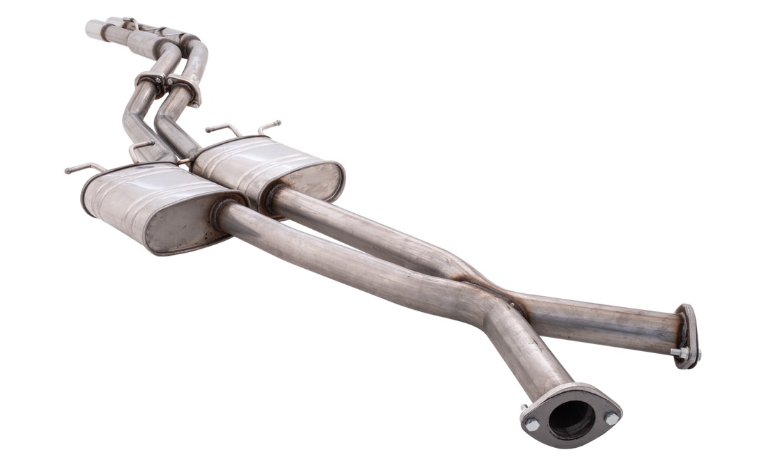 Holden V8 Ute Twin 3Inch Cat Back Exhaust With Hot Dog Rear
