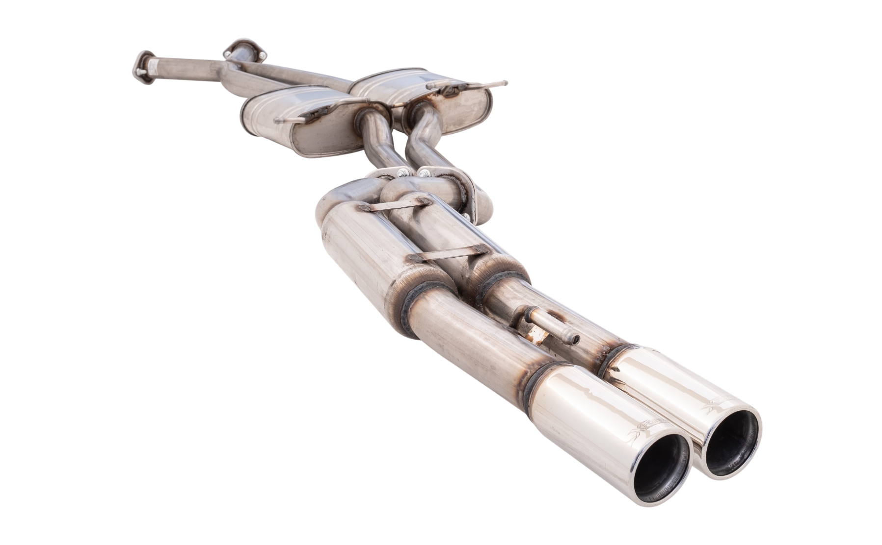 Holden WH WL WK Statesman Twin 2.5Inch Cat Back System with Hot Dog Rear