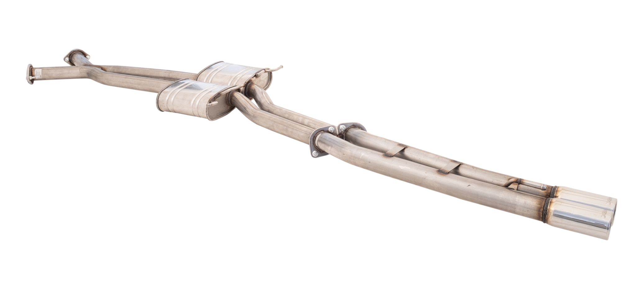 Holden V8 Ute VU-VZ 5.7L Twin 2.5Inch Cat Back Exhaust with Straight Pipe Rear