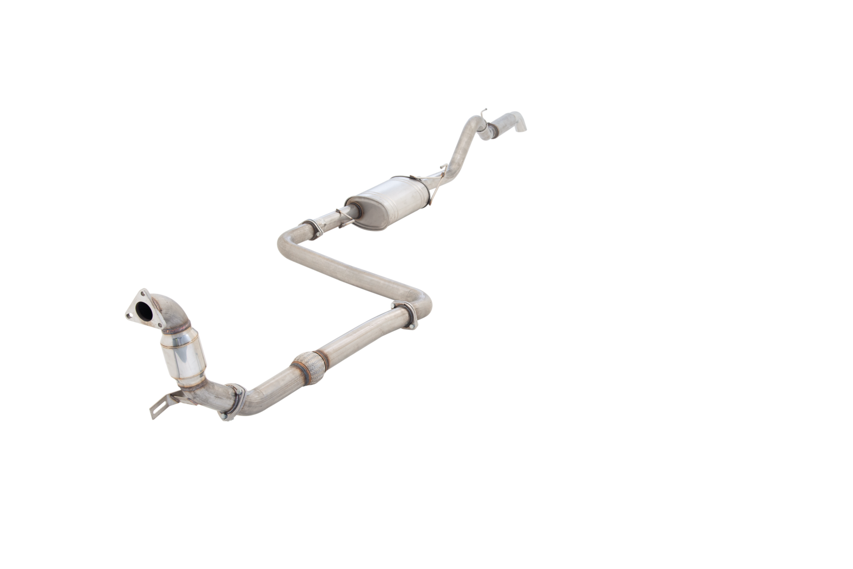 Nissan Navara D40 Turbo Back Exhaust with Cat Converter