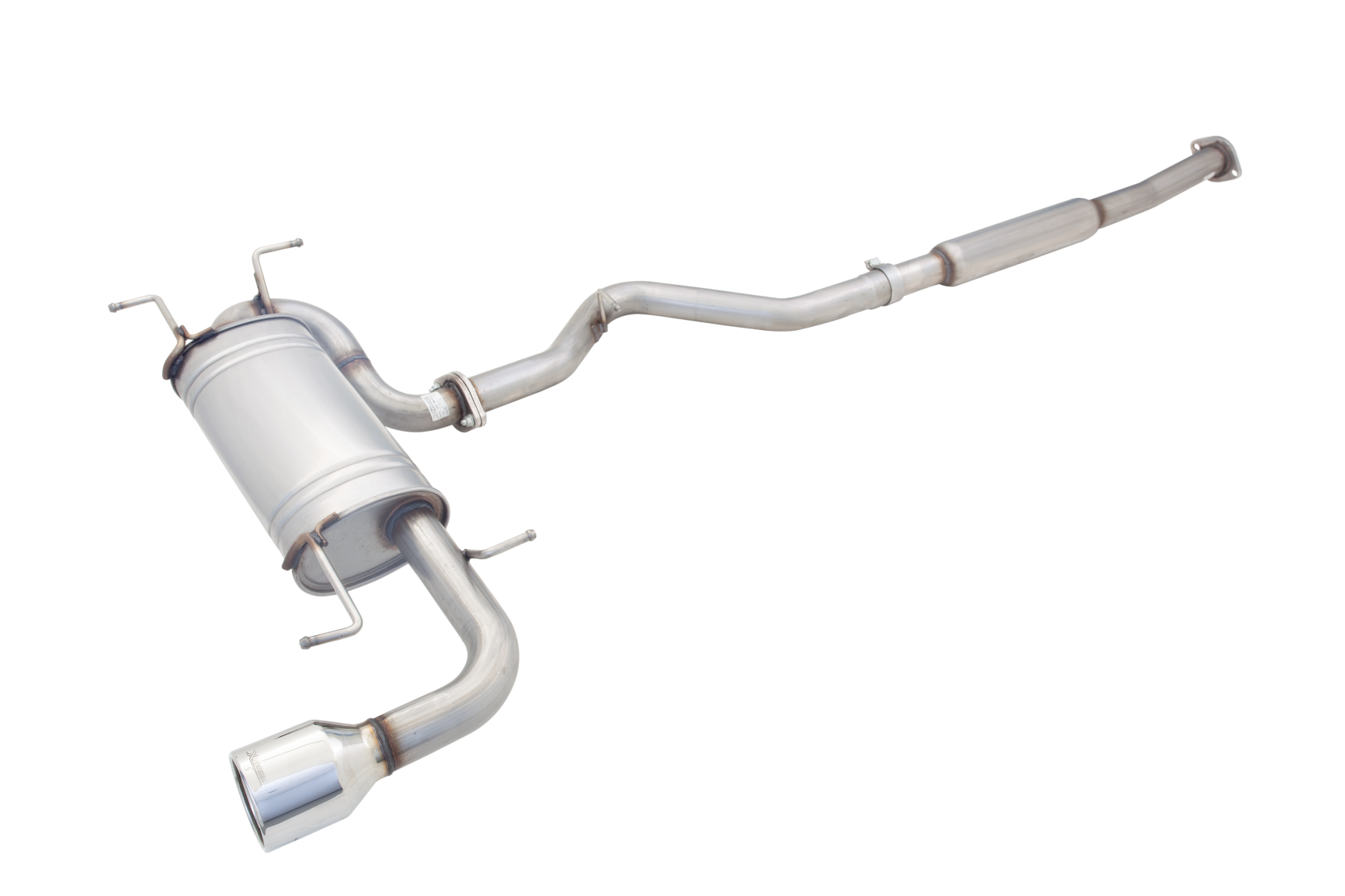 Subaru Impreza Raw 409 Stainless Cat Back System with Single Tip