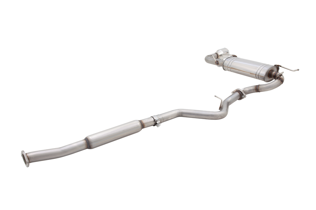 Subaru Impreza Raw 409 Stainless Cat Back System with Single Tip