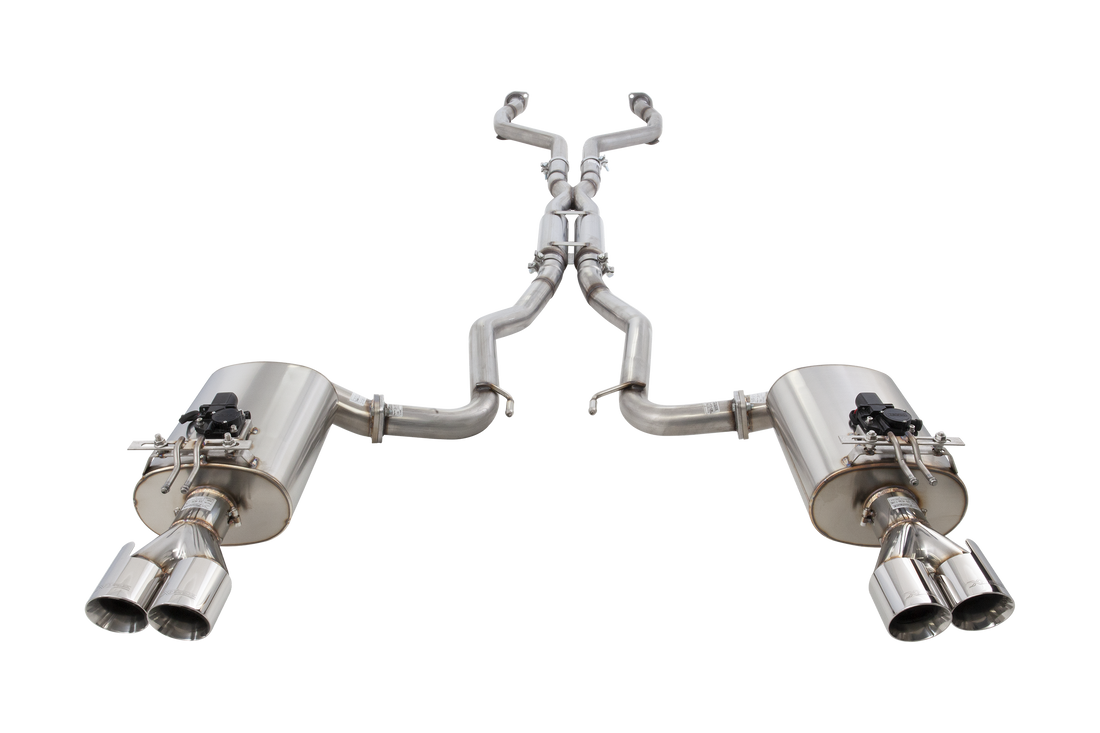 Holden VE/VF Commodore V8 Raw 409 Twin 2.5Inch Varex Valved Cat Back System