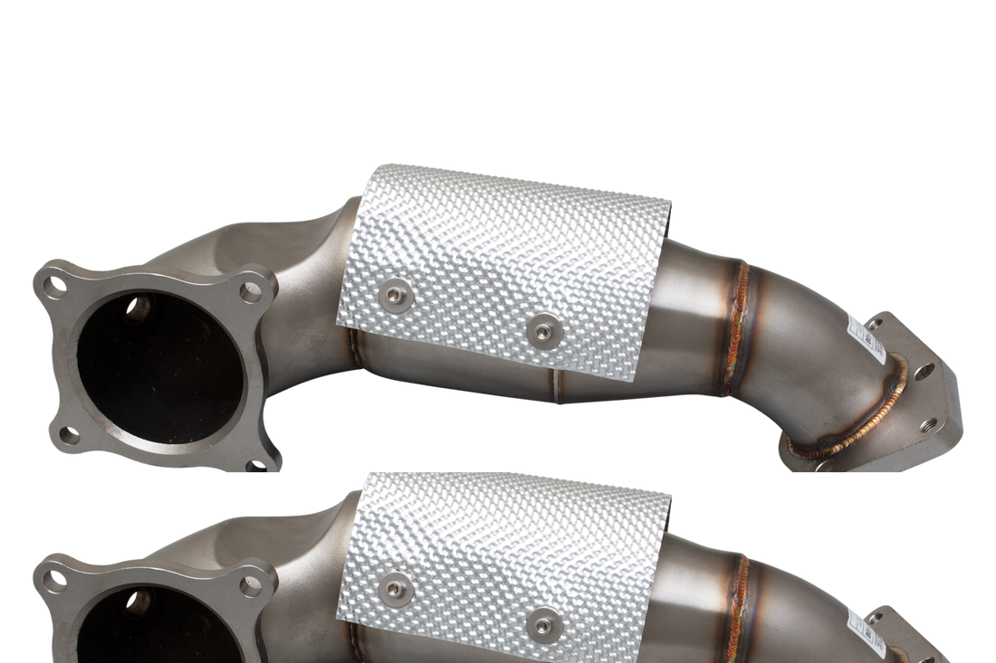 Honda Civic FK8 Type R Downpipe with High Flow Cat Kit