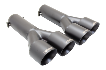 Holden VE/VF Sedan 3Inch Inlet Black Tips