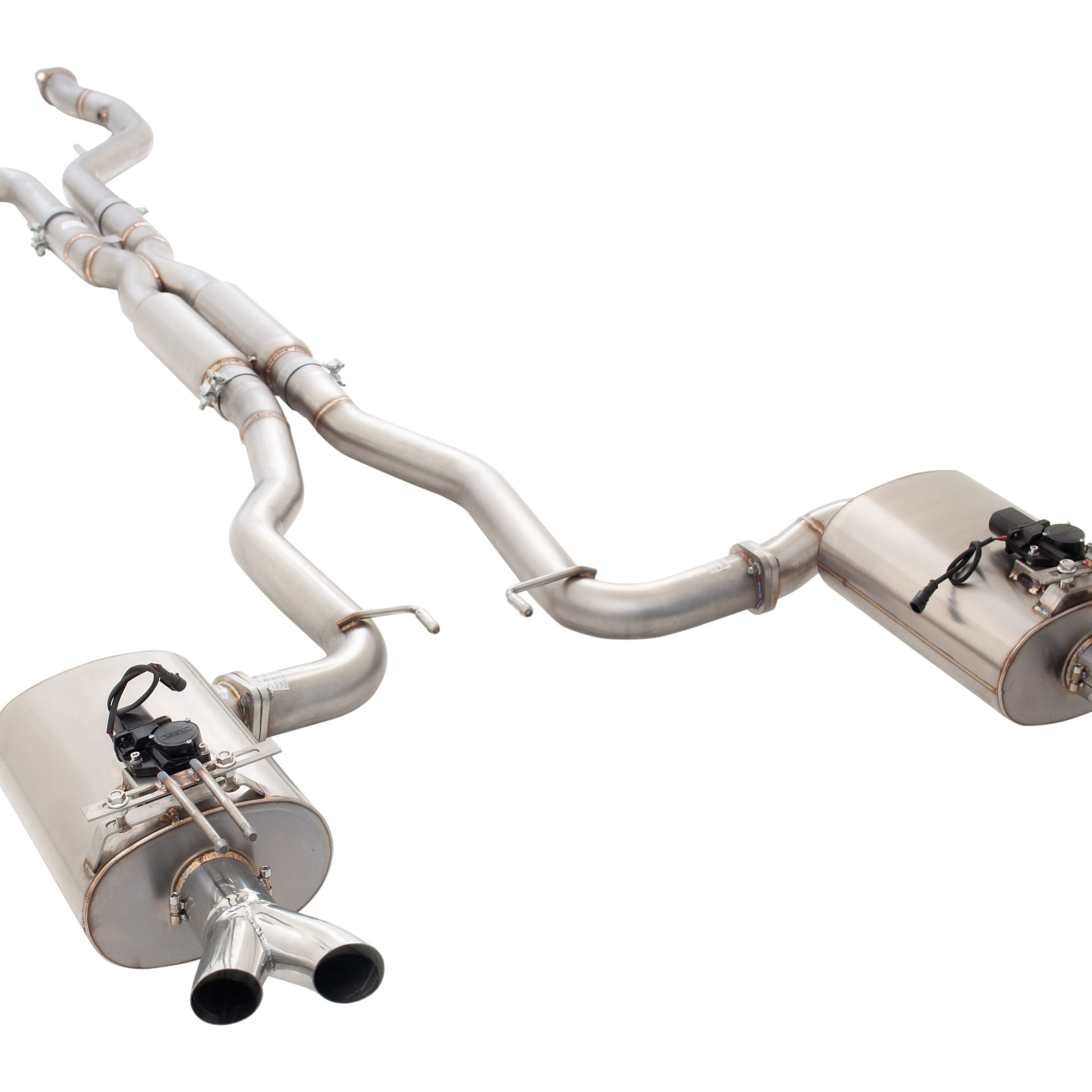 HSV VF Sedan and Wagon 304 Stainless Steel Twin 3Inch Varex Valved Cat Back System