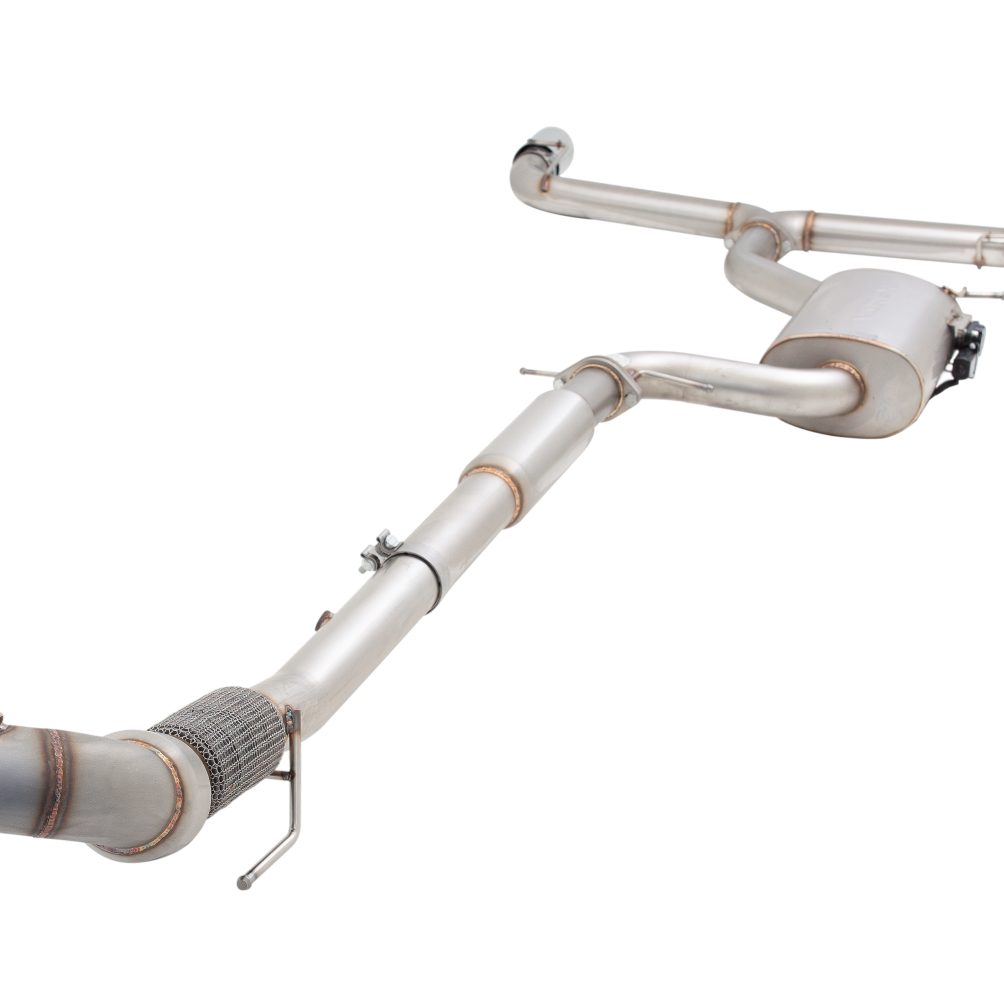 VW MK6 Varex Valved Turbo Back Exhaust System