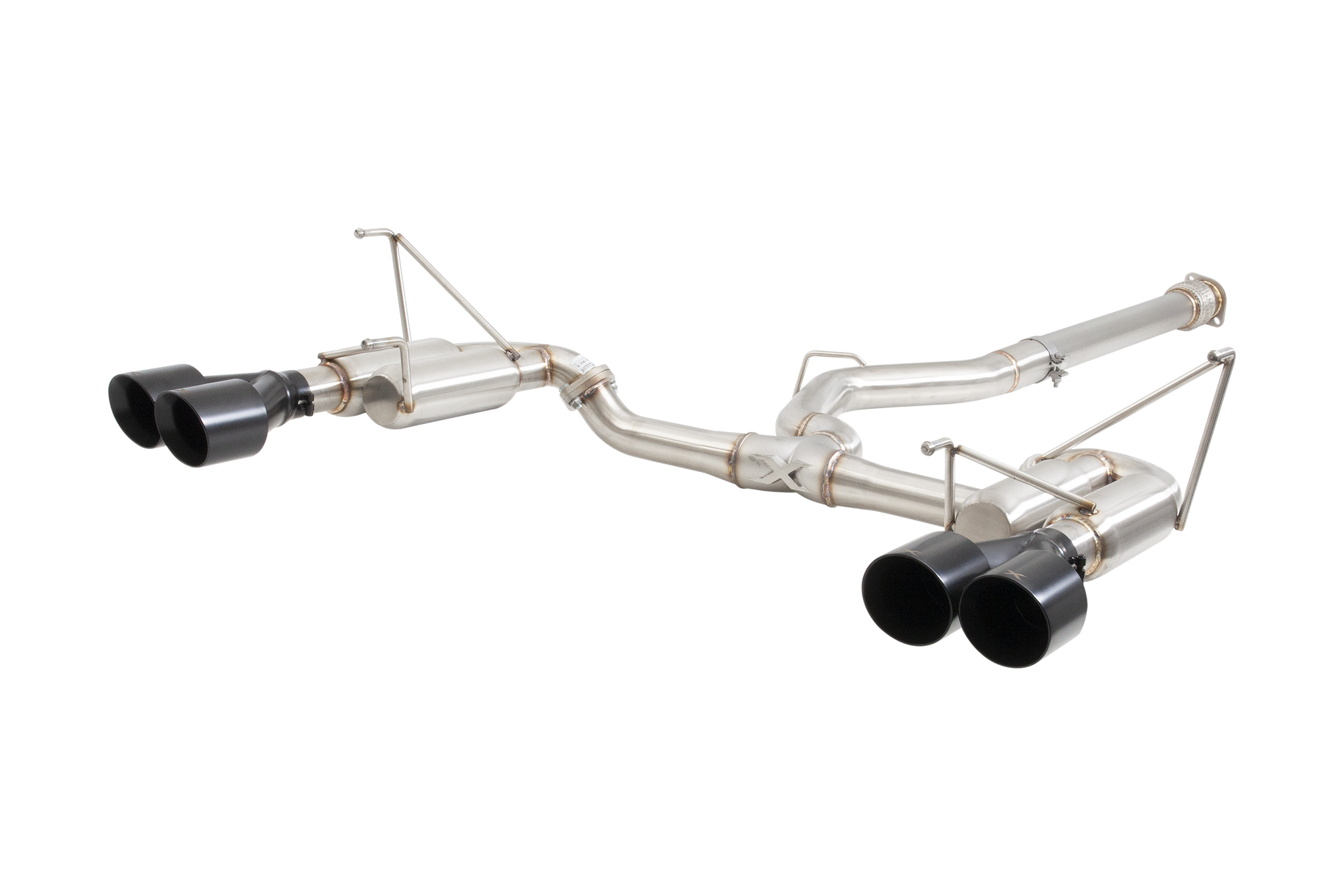 Subaru WRX Sedan VB Race Cat Back Exhaust System with Black Tips