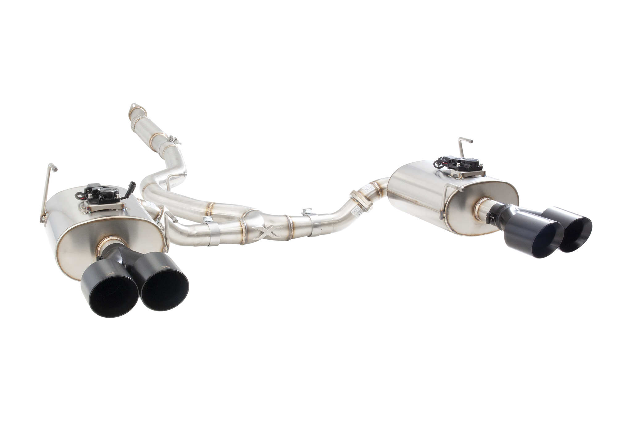 Subaru WRX / STI G3, VA Sedan Varex WR Valved Cat Back Exhaust with Black Tips