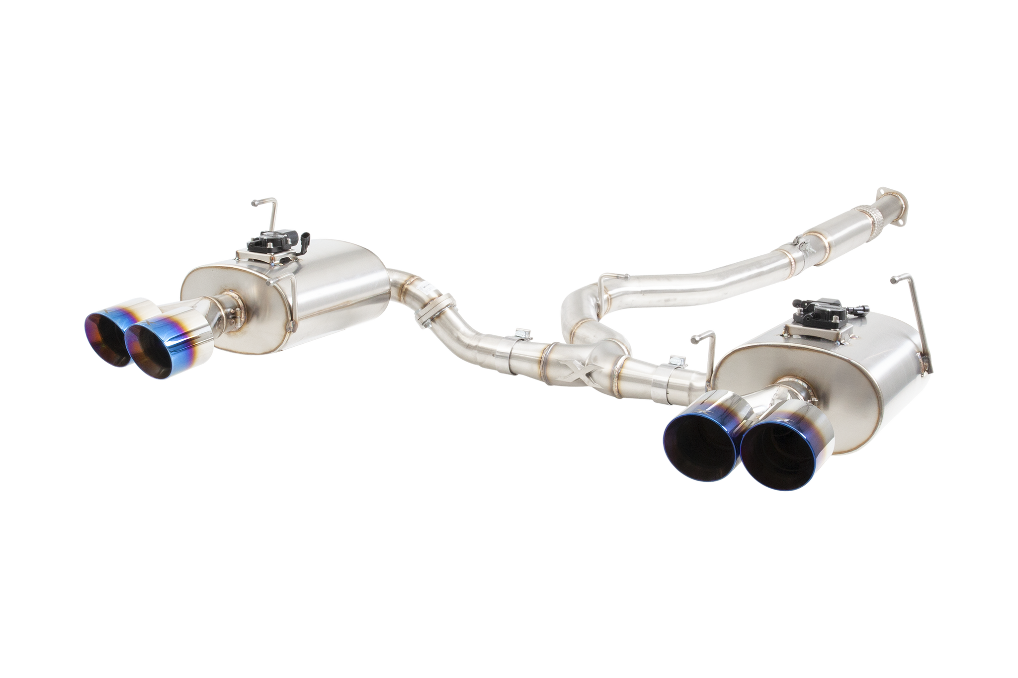 Subaru WRX / STI G3, VA Sedan Varex WR Valved Cat Back Exhaust with Burnt Blue Tips