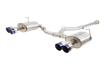 Subaru WRX Sedan VB Cat Back Exhaust System with Burnt Blue Tips