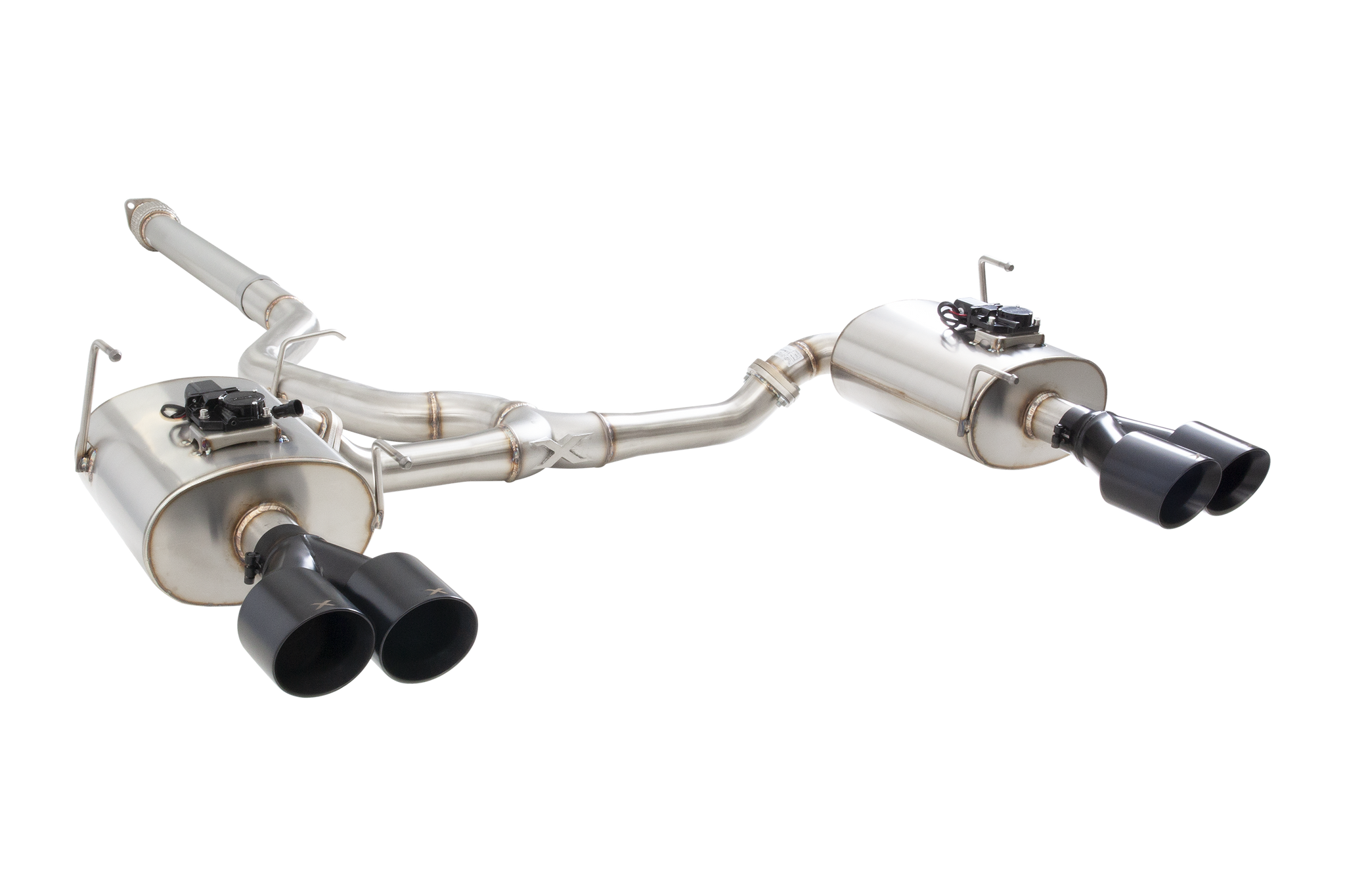 SUBARU WRX SEDAN VB Varex WR Valved Cat Back Exhaust System with Black Tips