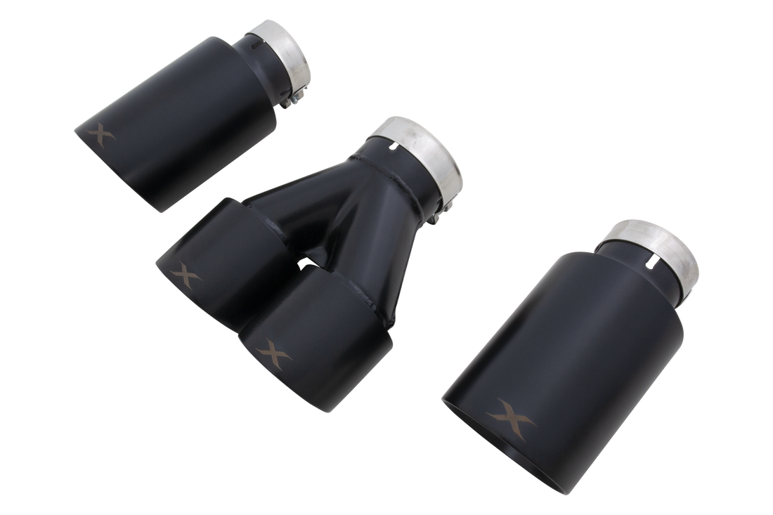 Toyota Corolla GR Matte Black Exhaust Tip Set