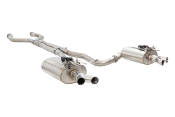 HSV VF Maloo Straight Pipe Center Twin 3Inch 304 SS Varex Valved Cat Back