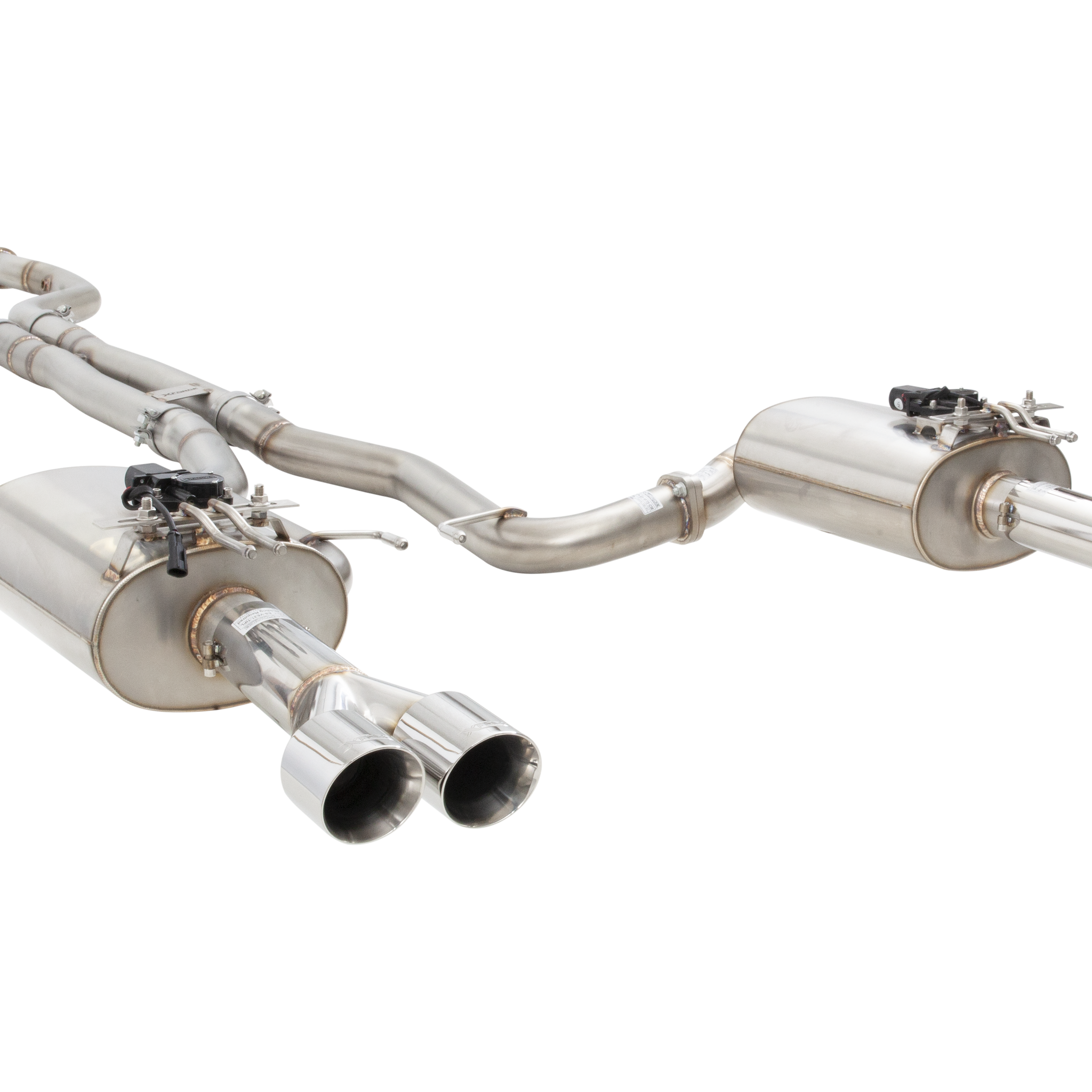 Holden VE VF V8 Ute Straight Pipe Center 304 SS Twin 3Inch Varex Valved Cat Back