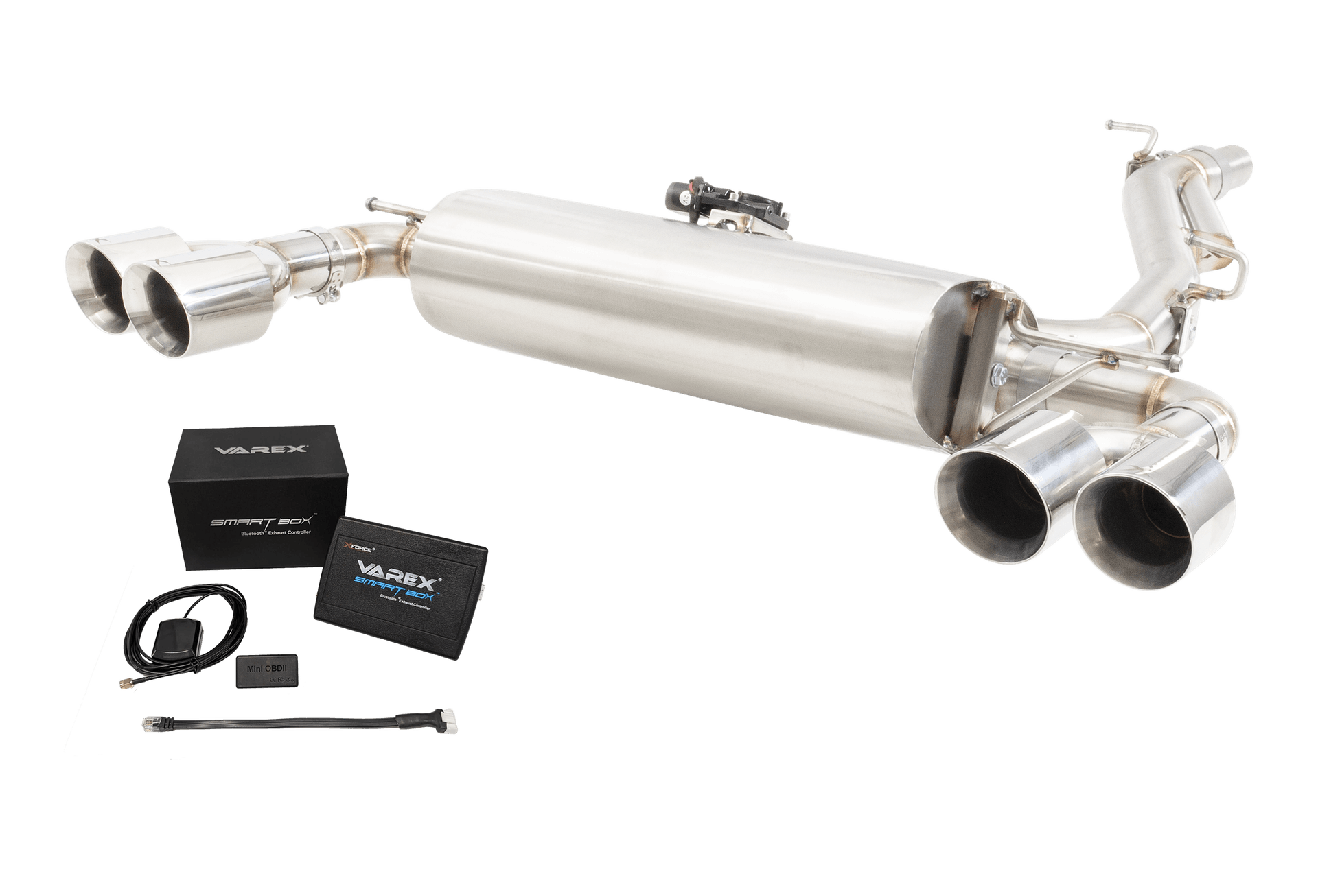 ALL NEW VW GOLF R MK7 & 7.5 Varex Valved Cat Back Exhaust System with SmartBox