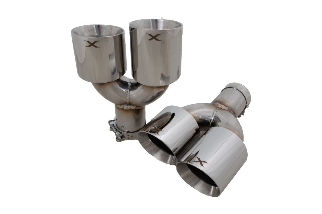 Cupra VZX Polished Quad 4 Inch Tip Option