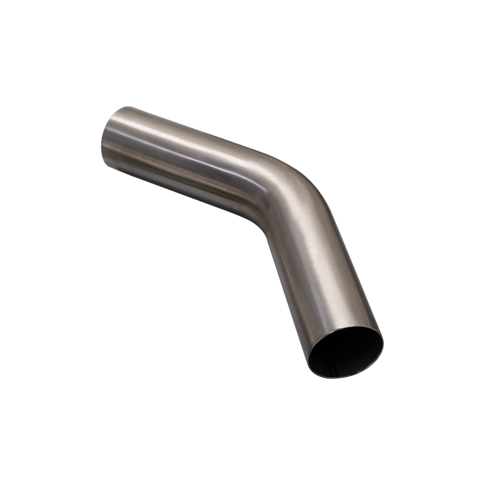 2.5″ Mandrel Bend, 45 Degree, Brushed 304 Stainless Steel