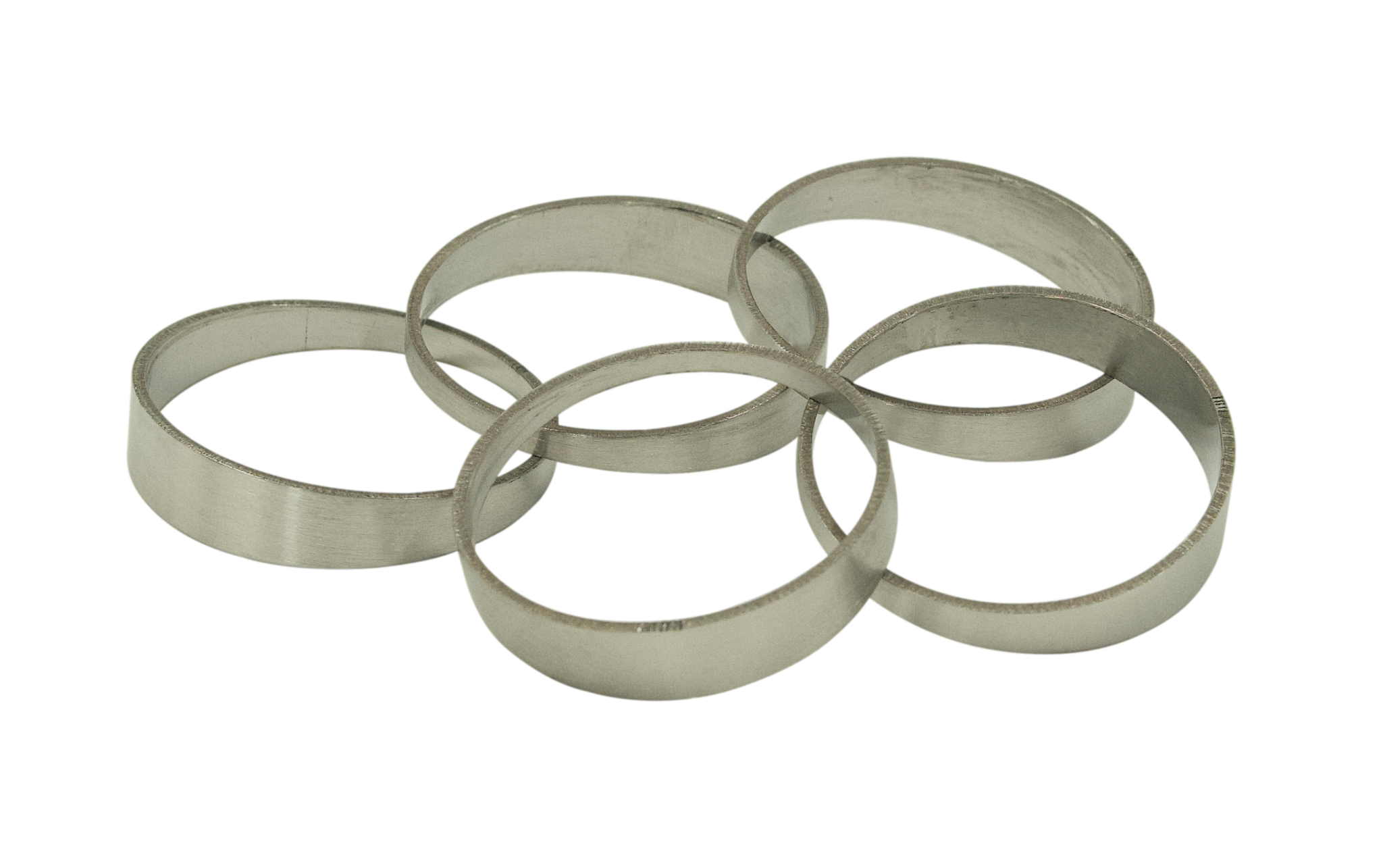 1.75inch Pie Cuts Brushed Stainless Steel 45' 1.5D