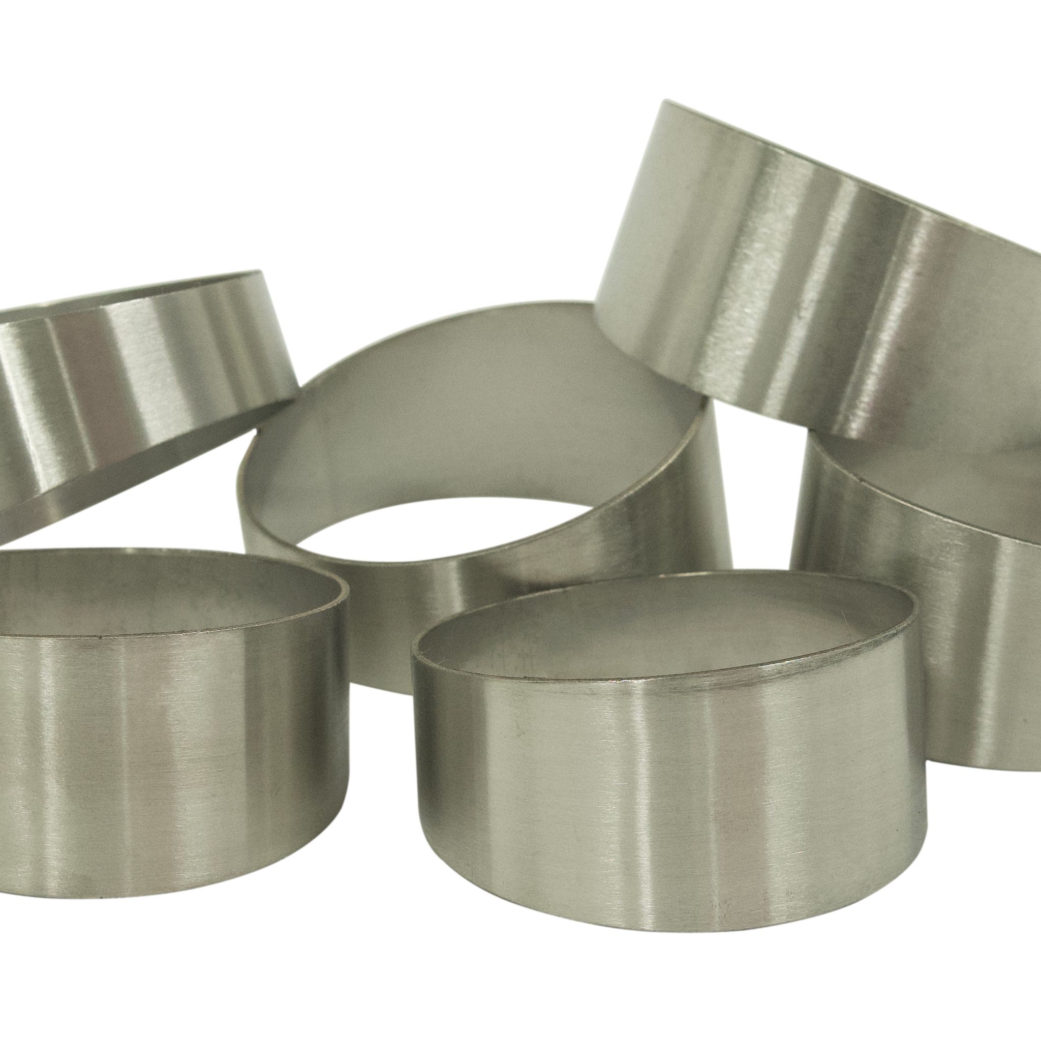 2.25inch Pie Cuts Brushed Stainless Steel 90' 1D