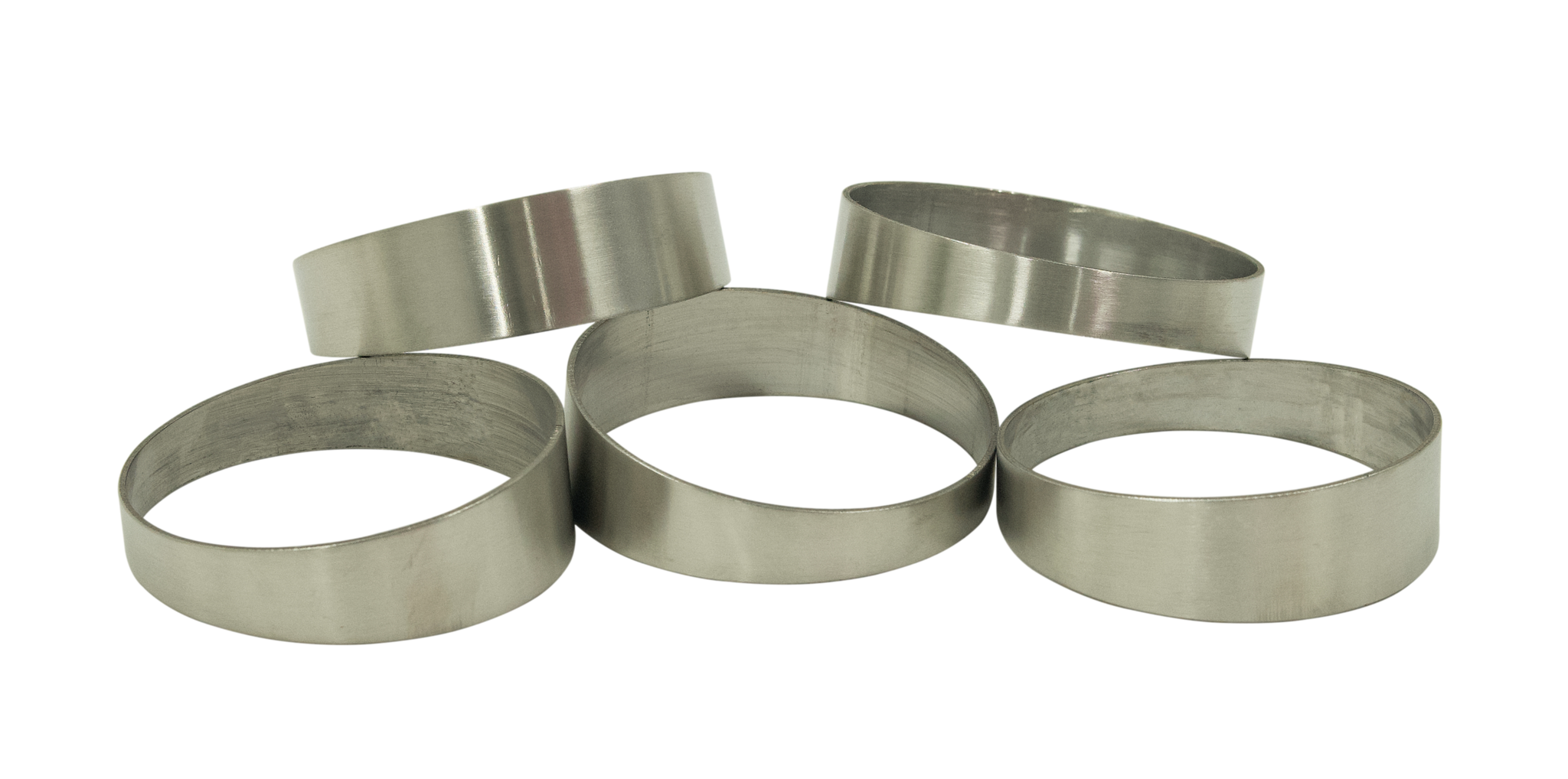 2.5inch Pie Cuts Brushed Stainless Steel 45' 1D