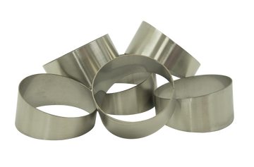 3.5inch Pie Cuts Brushed Stainless Steel 90' 1.5D