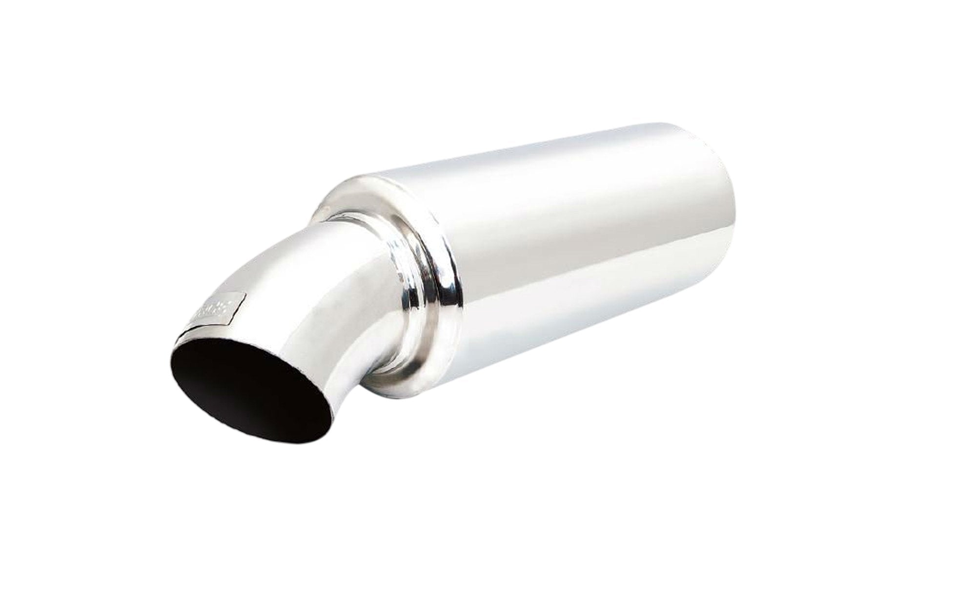 Cannon Muffler with Dump Tip Outlet 2.5 Inch Inlet