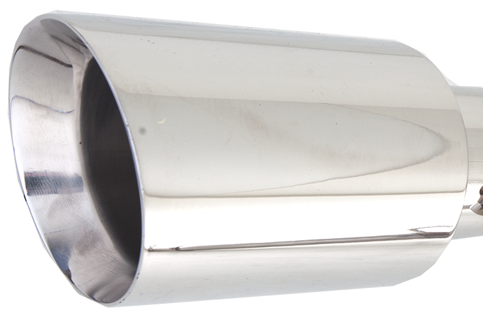 4.5Inch Angle Cut Universal Exhaust Tip with Slip On Inlet