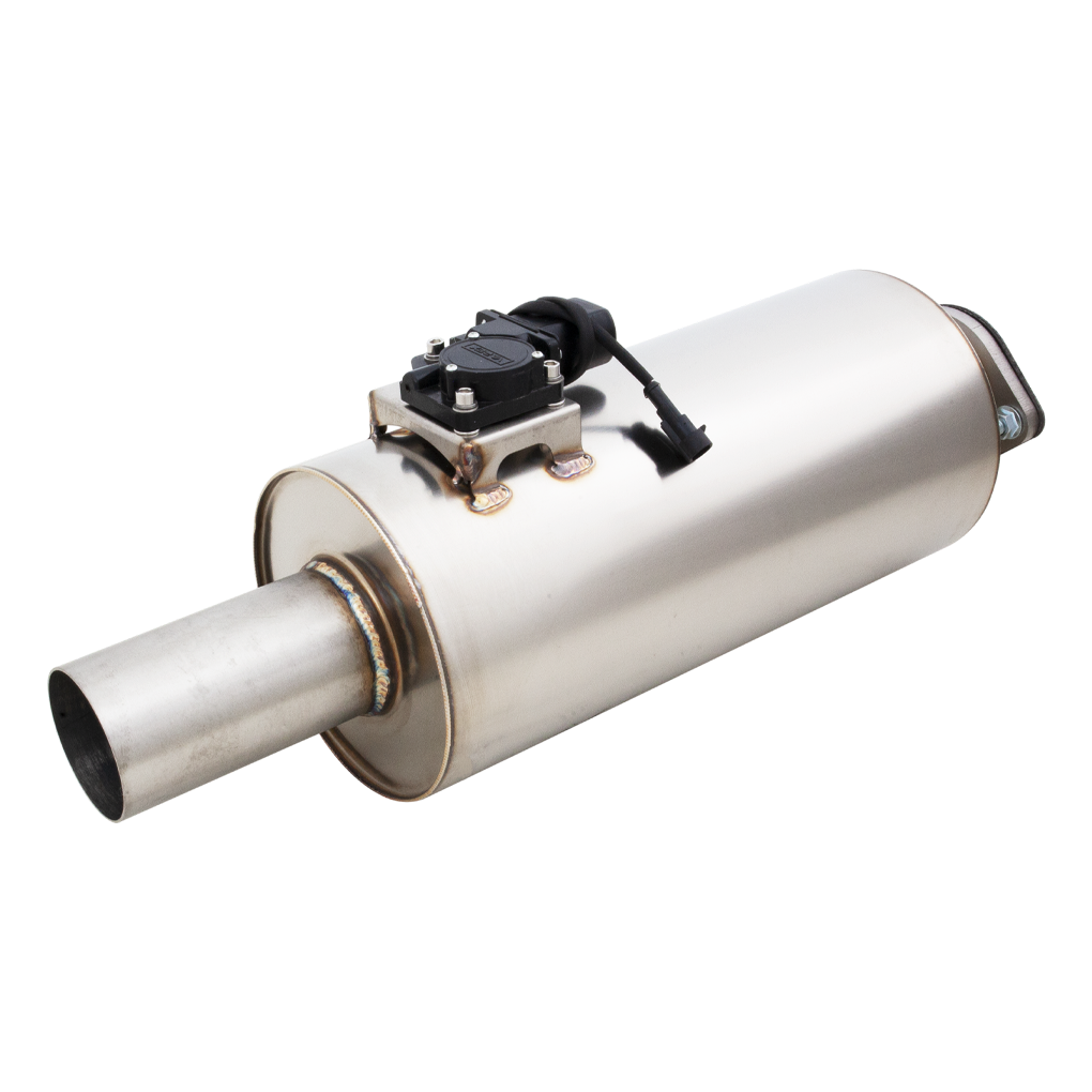 2.5Inch Inlet 6.5Inch Round Varex Muffler