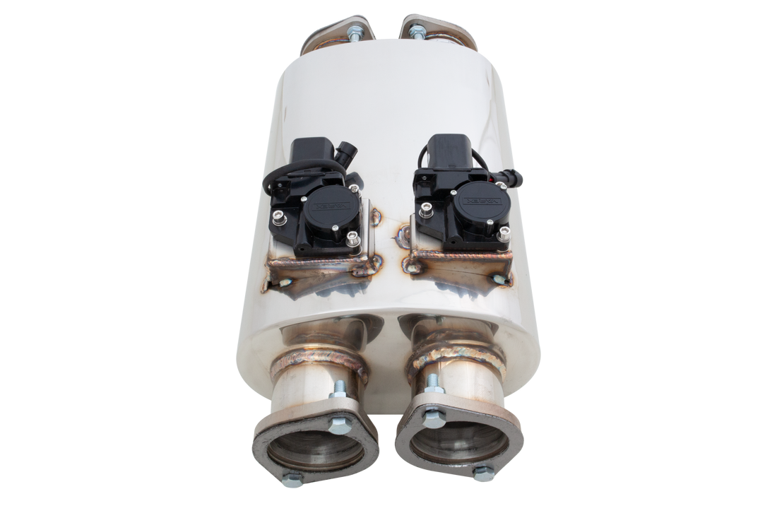 Dual 3Inch Oval Varex Universal Muffler