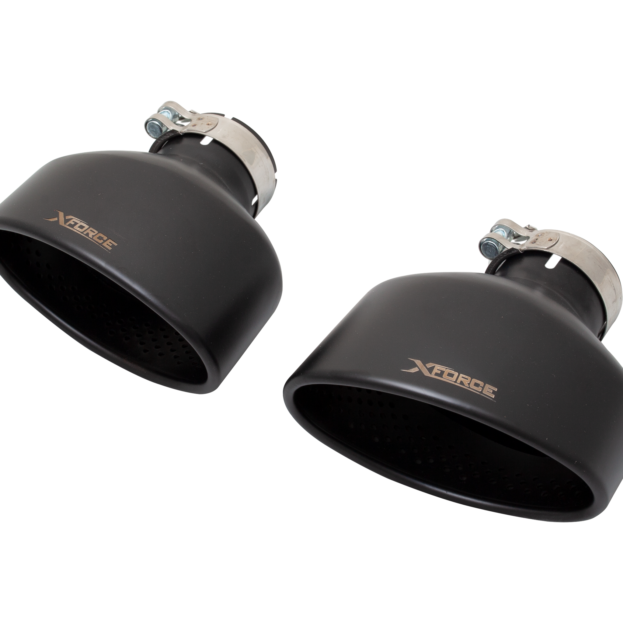 Audi RS3 8V Sedan Black Oval Exhaust Tips