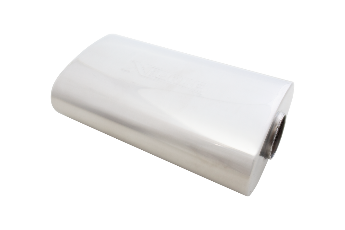 Universal Muffler 4 x 8 x 14 Inch Body 2Inch Pipe Size