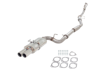 Nissan S15 3' Turbo Back System With Polished Twin Tip Rear