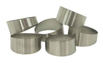 2.25inch Pie Cuts Brushed Stainless Steel 90' 1D