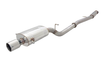 Subaru WRX Cat Back With Oval Single Outlet Muffler