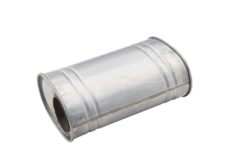 Raw 409 Stainless Steel 5x8x14Inch Resonator with 3Inch inlet