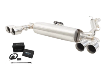 VW T Roc R Varex Valved Cat Back Exhaust System with SmartBox